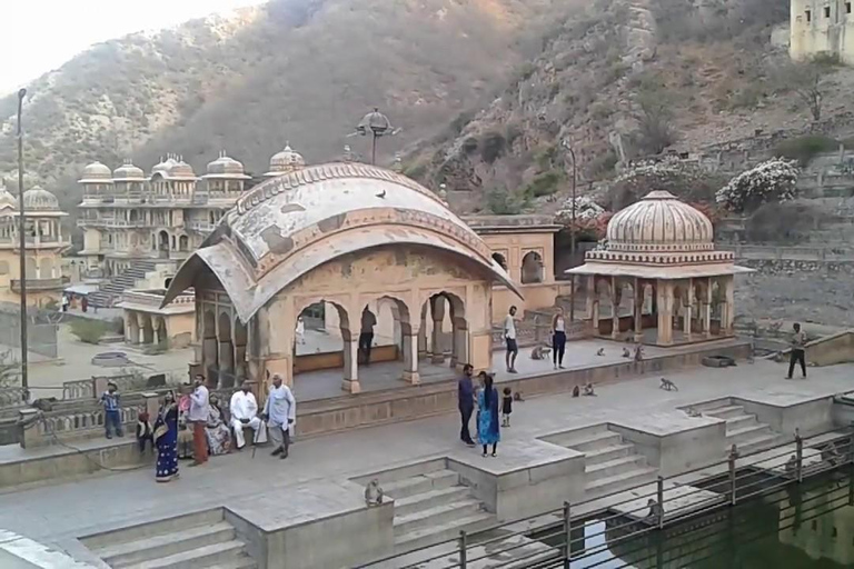 Von Jaipur aus: Jaipur Sightseeing mit Galta G TempleTour mit Mittagessen und Eintrittsgeldern für Denkmäler