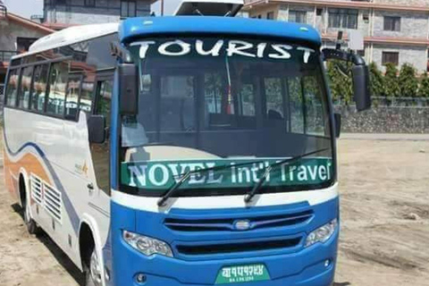Kathmandu: Luxury Bus to Pokhara Sofa AC
