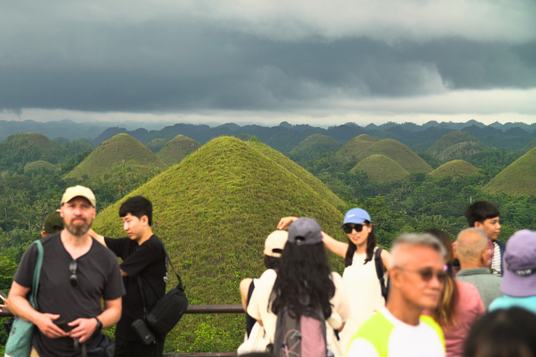 Tour privato di Bohol: Chocolate Hills, tarsi e fiume LobocTour privato a Bohol: Chocolate Hills, tarsi e fiume Loboc