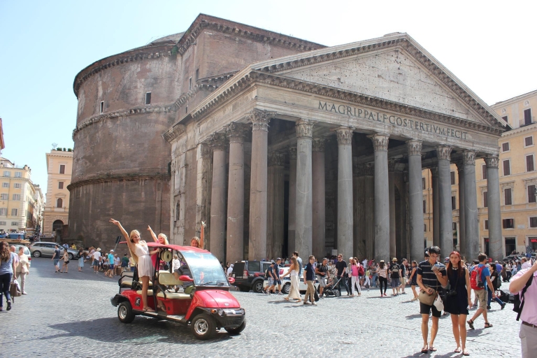 Wózek golfowy z przewodnikiem po Rzymie 3-godzinna wycieczkaWycieczka wózkiem golfowym z przewodnikiem po Rzymie