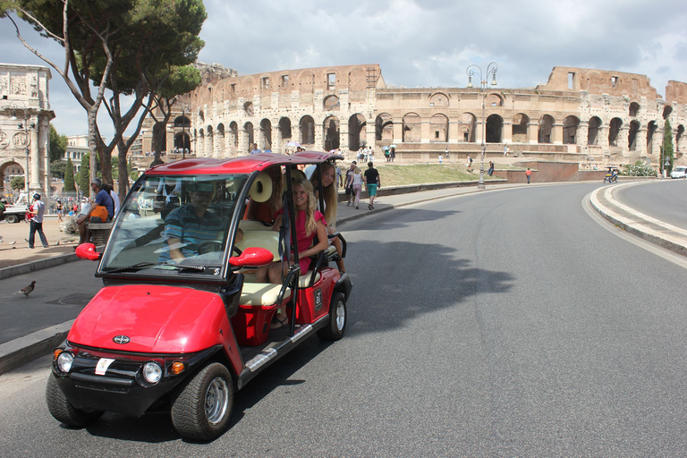 Tour van 3 uur met gids door RomeRondleiding met golfkar door Rome