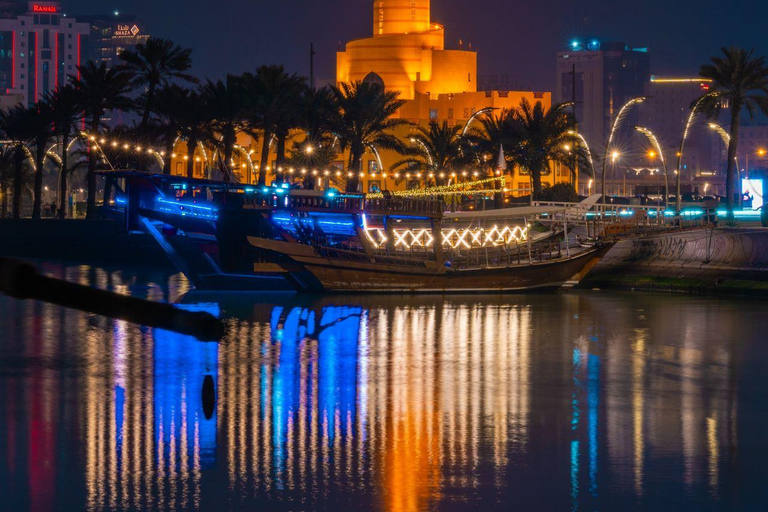 Doha: Guided private night city tour with pick up & drop off