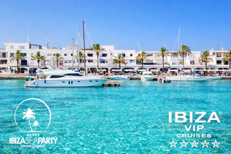 Ibiza: Formentera VIP Boat Paella, BBQ, OpenBar, DJ & Sunset BASIC TICKET with 5h Open Bar & Breakfast