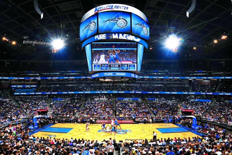 Jogo Basquete Amway Center Orlando Florida Quarta Feira Janeiro 2020 —  Fotografia de Stock Editorial © headlinephotos #405344840