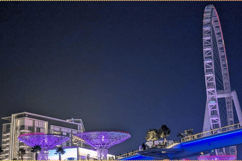 迪拜：码头游船晚餐巡游，附现场娱乐表演马里纳游轮 + 晚餐 + 现场表演（共享接送）