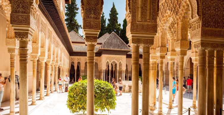 Alhambra y palacios nazaríes: tour guiado con acceso rápido