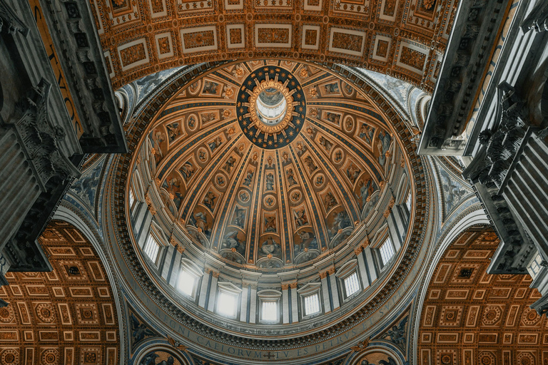 Vatican City: St. Peter's Basilica Tour with Dome Climb Underground ST Peter Basilica Guided Tour With Dome Climb