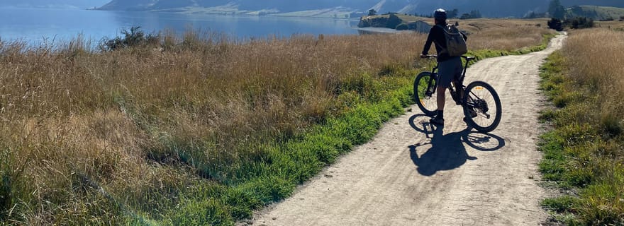 Tour en ebike du lac Hawea river track à Wanaka