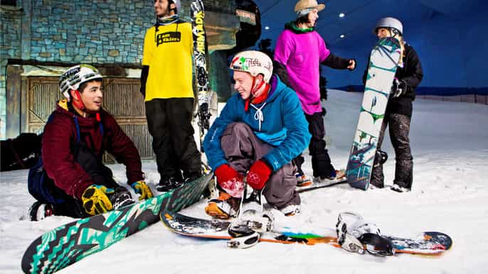 slope session for 2hours at ski dubai