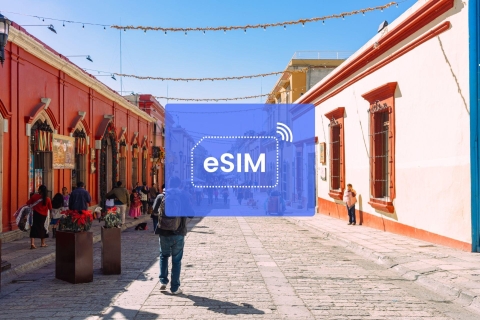 Oaxaca: Mexico eSIM Roaming mobiel data-abonnement5 GB/30 dagen: 3 Noord-Amerikaanse landen