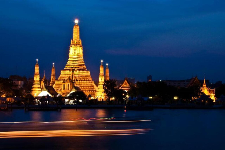 Crucero con cena por el río Chao PhrayaTraslado compartido - Crucero con cena por el río Chao Phraya