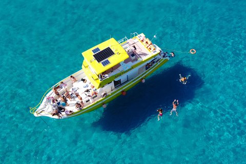 Protaras: O cruzeiro de um dia preguiçoso com a Yellow Boat Cruises