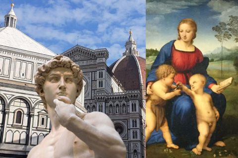Firenze: 4-timers guidet tur til Accademia og Uffizi-galleriene