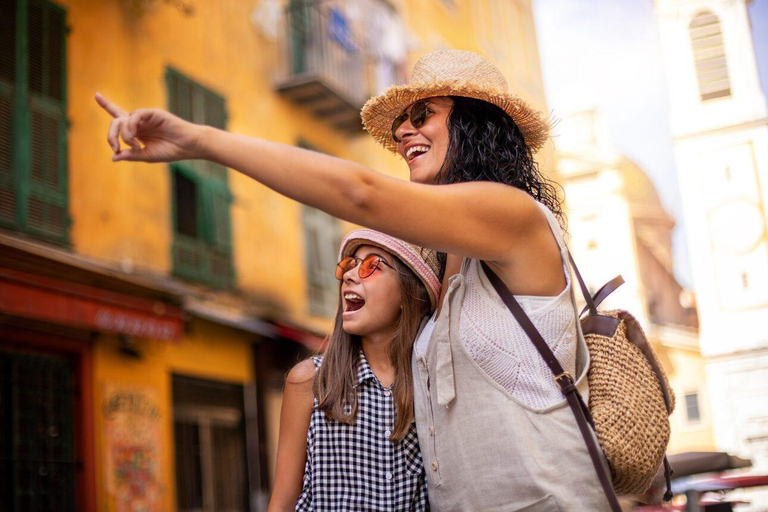 Fantastique visite à pied en famille à Nice