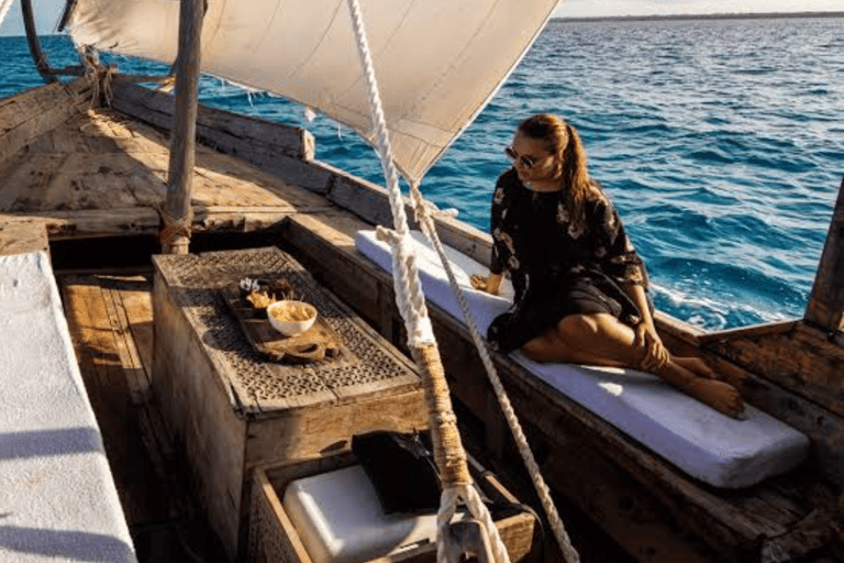 Zanzibar: Private Sunset Cruise With Music At Stonetown Luxury Sunset Cruise With Traditional Music
