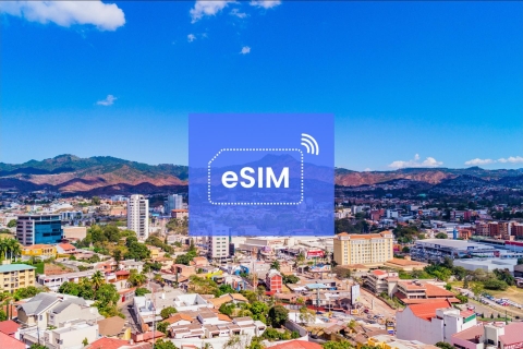 San Pedro Sula: Honduras eSIM Roaming Mobile Data Plan 1 GB/ 7 Days: 18 South Americas Countries