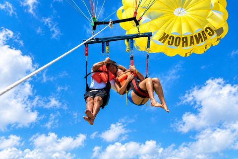 Punta Cana Parasailing & Hip-hop Party Boat Combo