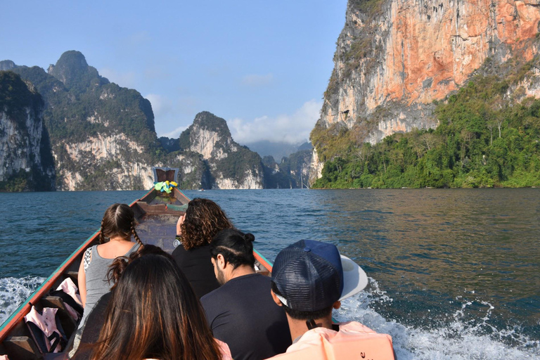 Da Krabi: 2 giorni al Lago Cheow Lan con pernottamento in zattera