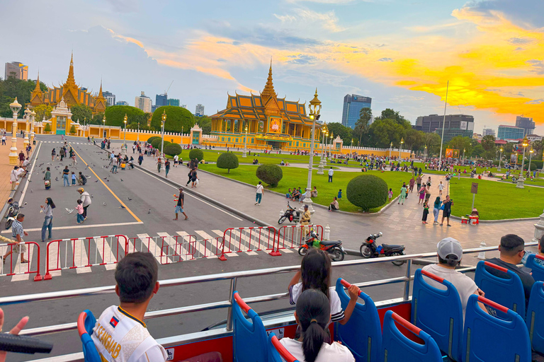 بنوم بنه: جولة غروب الشمس أو جولة ليلية في العاصمةبنوم بنه: جولة غروب الشمس في العاصمة