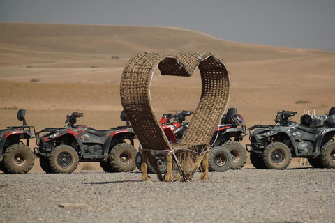 Marrakech Desert: Pool, Quad Biking, Sunset Dinner Fire Show