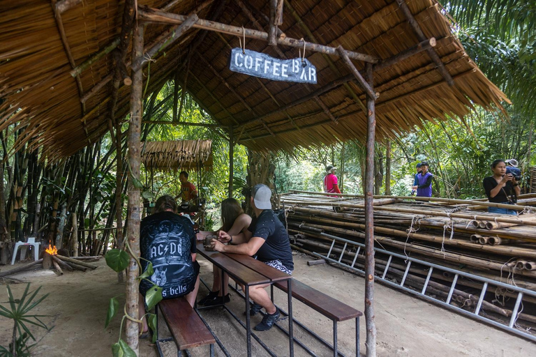 Khao Lak Adventure: Bamboo Rafting & Elephant Walk JourneySpływ tratwą bambusową Khaolak i spacer ze słoniem