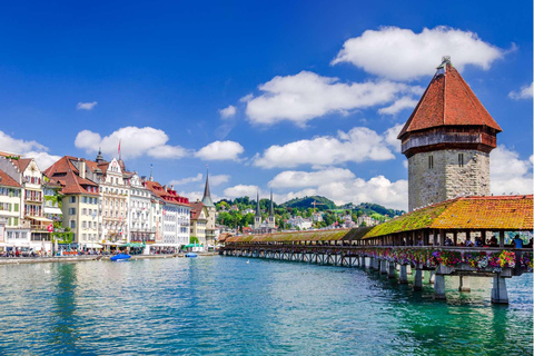 Interlaken: excursão particular de um dia ao Monte Titlis, Engelberg e Lucerna