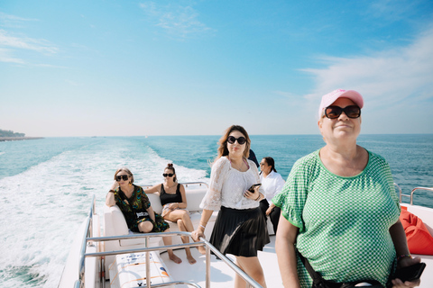 迪拜码头游艇之旅：1 小时内游览艾恩轮、JBR 和海港