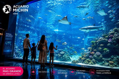 Mexico City: Acuario Michin Entry Ticket With Keeper Talks