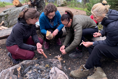 Oslo: Østmarka National Park Guided Hike with Food over Fire