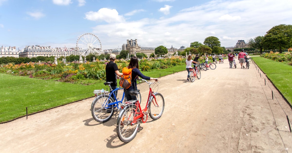 Paris per Fahrrad Eiffelturm, Place de la Concorde & mehr