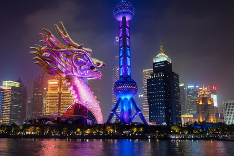 Shanghai: The Bund’s Iconic Views by Luxury Night Cruise Dragon Cruise Buffet