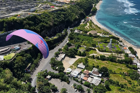 Bali Paragliding:Flight at Pandawa Beach & Tanah Barak Cliff