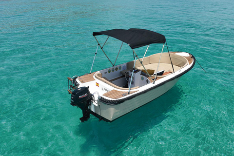 San Antonio: Snorkel on your own boat without a license for up to 5 people SAN ANTONIO: SNORKELING ON YOUR OWN BOAT WITHOUT A LICENSE FOR UP TO 5 PEOPLE