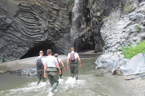Taormina: Dagsutflykt till vulkanen Etna och Alcantara-ravinen