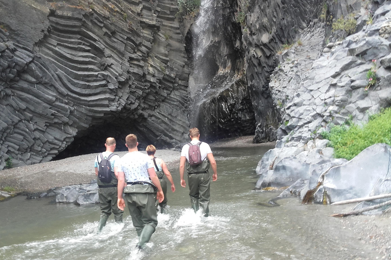Taormina: Dagsutflykt till vulkanen Etna och Alcantara-ravinen