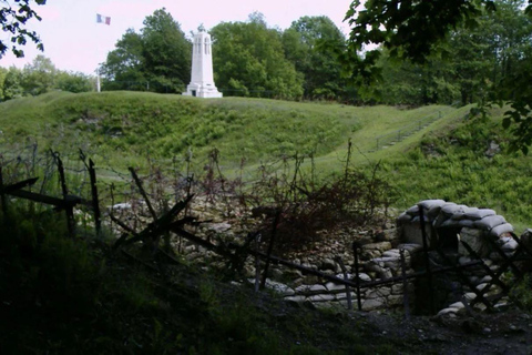 Le champ de bataille de la Meuse-Argonne au départ de Verdun ou de Reims