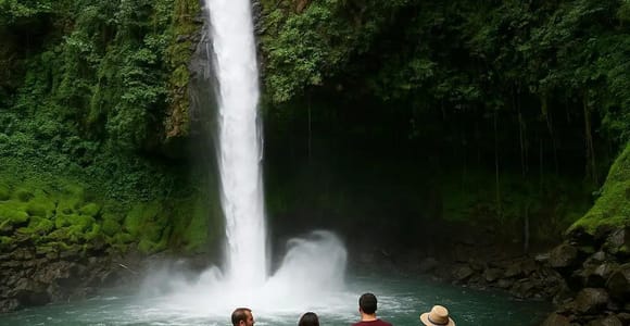 La Fortuna: Waterfall, Volcano and Hanging Bridges Tour