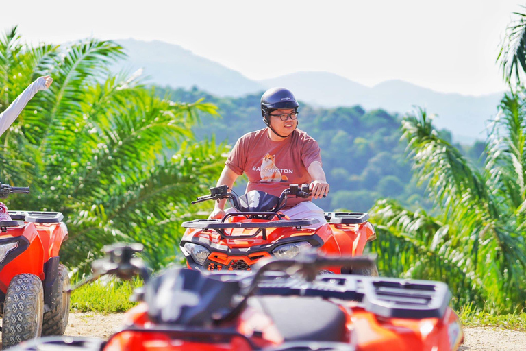 Desde Phuket: Rutas panorámicas en quad con vistas a Karon y Patong1,5 horas en coche