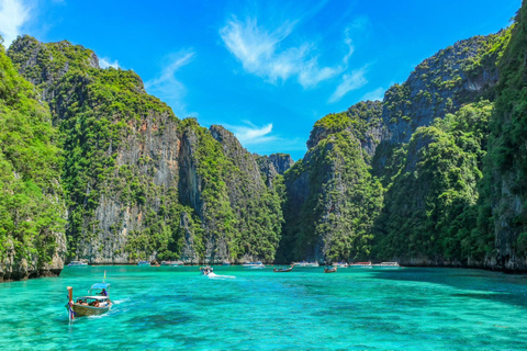 Krabi: Phi Phi-eilanden zonsopgangtour &amp; 4 eilanden per speedboot