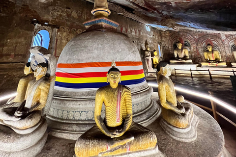 Sigiriya et Dambulla visite privée d&#039;une jounéeCircuit au départ de la région de Negombo