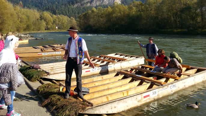 rafting todo el día por el río dunajec desde cracovia