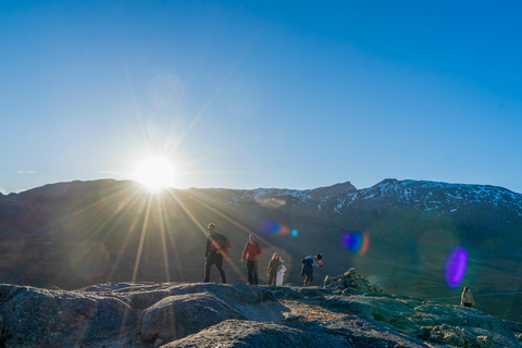 Tromsø: Midnight Sun Hike with Local Guides, Lunch & Photos