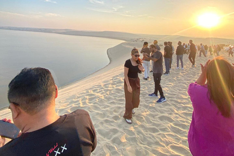 Doha: inland sea Tour With Dune Bashing &Sandboarding fun Doha: safari , camel ride, sandboarding hotel pickup