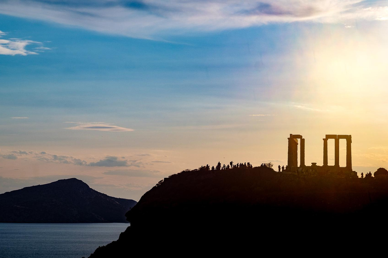 Visite privée de Sounion : juste votre groupe et des photos professionnellesVisite privée de Sounion : uniquement votre groupe et des photos professionnelles