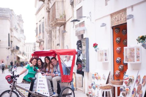 Lecce: Long Bike-Rickshaw City Tour & Local Flavors