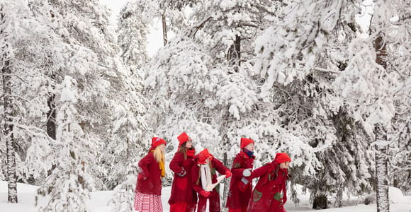 Rovaniemi: ELF&#39;S SNOWY GIFT QUEST BY SNOWSHOES