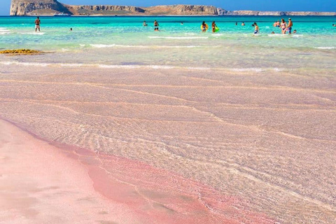 Chania: Elafonissi Pink Beach Visit with Stop in Elos Private Pick up & Drop Off : Elafonissi