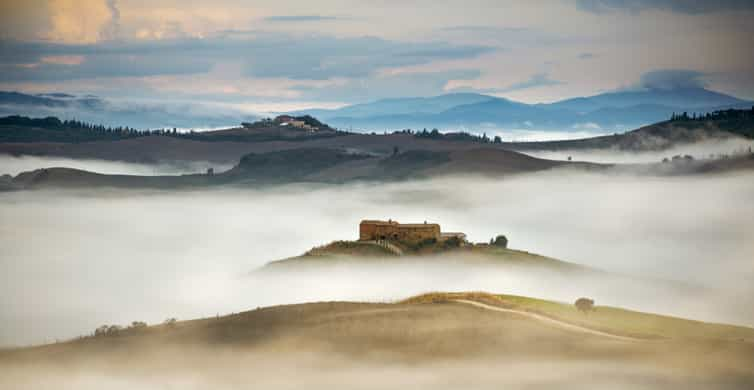 De Siena: Excursão para grupos pequenos a Pienza e Montepulciano