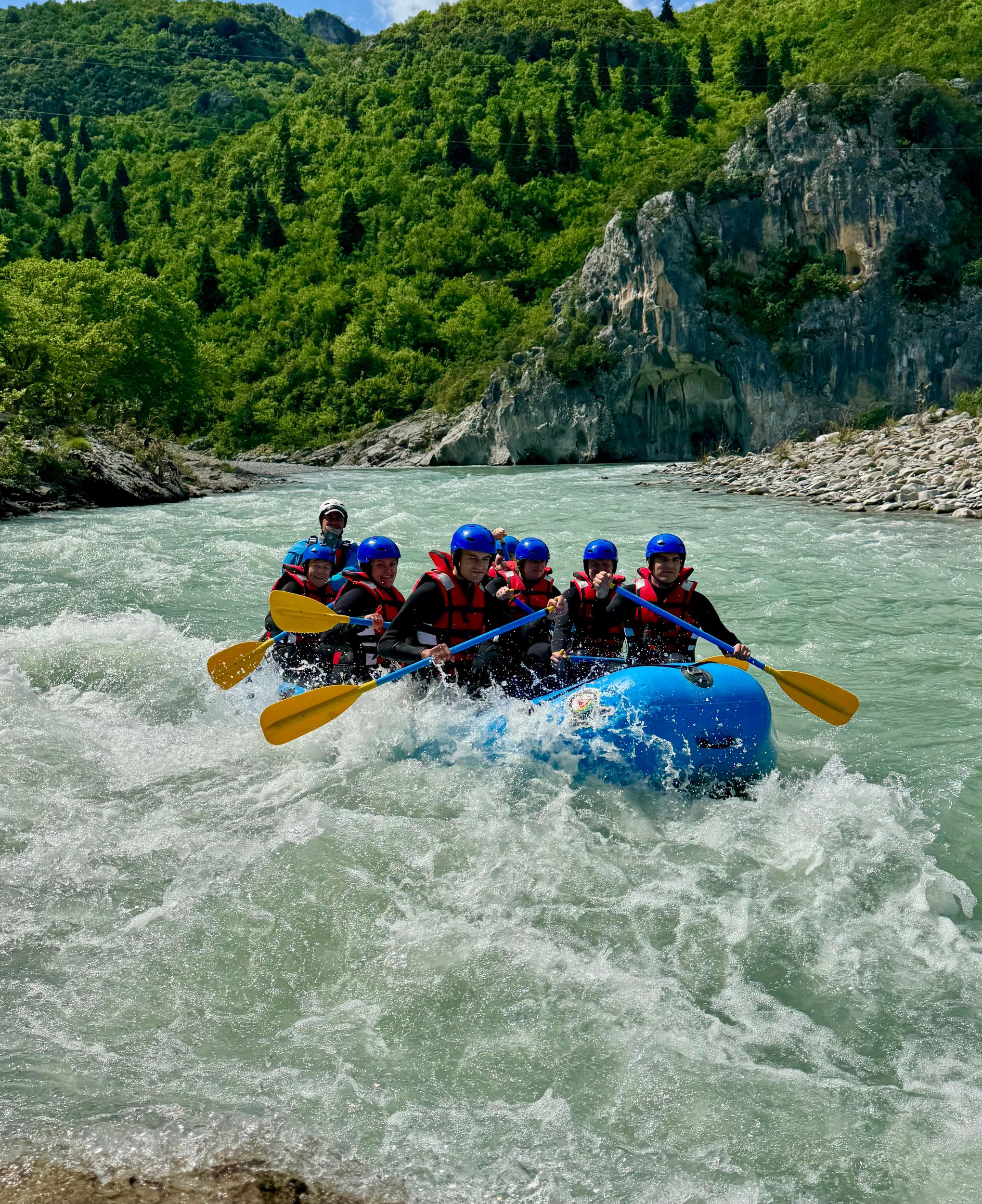 Permet: Geführte Rafting-Tour im Vjosa-Nationalpark