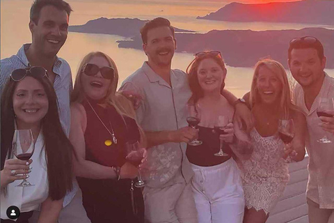 Santorini: Liten grupp Sunset Wine Tour med Santo vingårdRundtur i liten grupp kl. 16.00